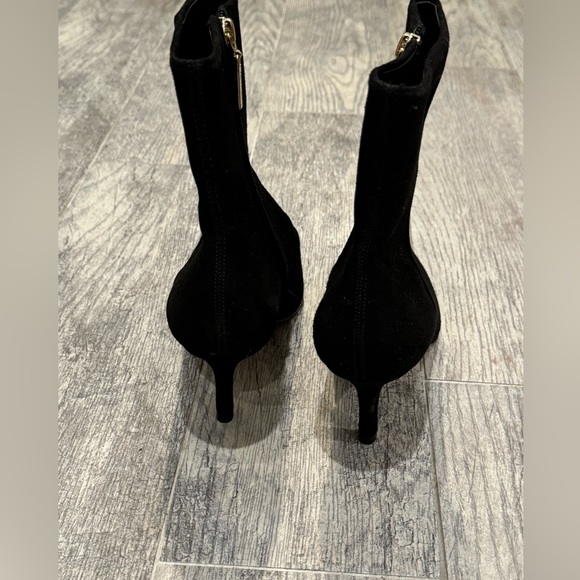 NWOT Larroude black suede mini Kate boots - Picture 9 of 10